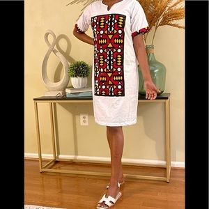 Women African Ankara print Dress size S/M